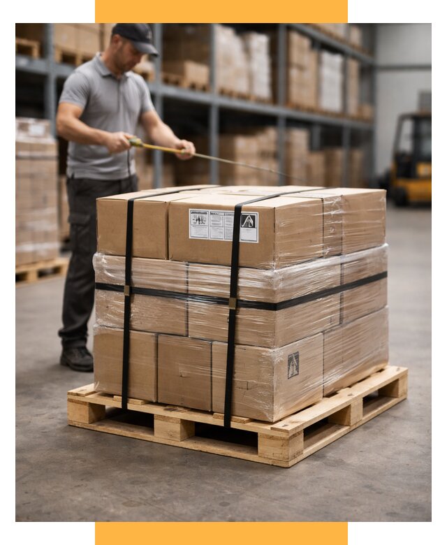 Упаковка и паллетирование грузов от 3628 р. | СетСервис-Хмк