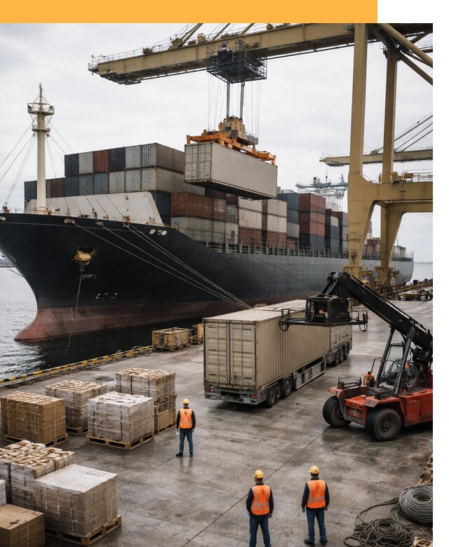 Морские перевозки из Индии: доставка FCL/LCL, таможня от 124404