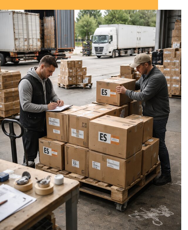 Доставка грузов в Испанию автотранспортом от 36285 руб