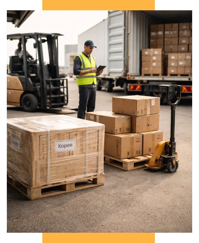 Доставка грузов в Корею из России от 36285 р. | СетСервис-Хмк