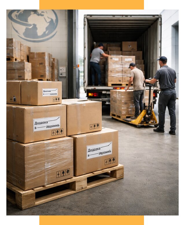 Доставка грузов в Израиль и экспорт от 46652 р. СетСервис-Хмк