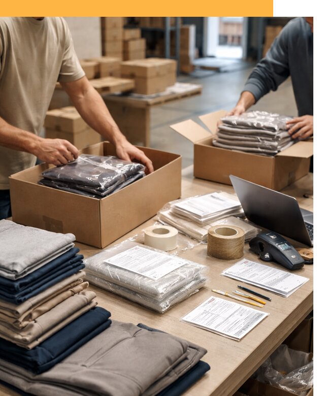 Перевозка одежды по миру от 7775 руб. с таможенным оформлением