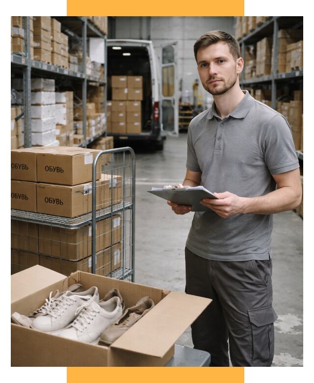 Доставка обуви из Китая и Турции от 4665 р. СетСервис-Хмк