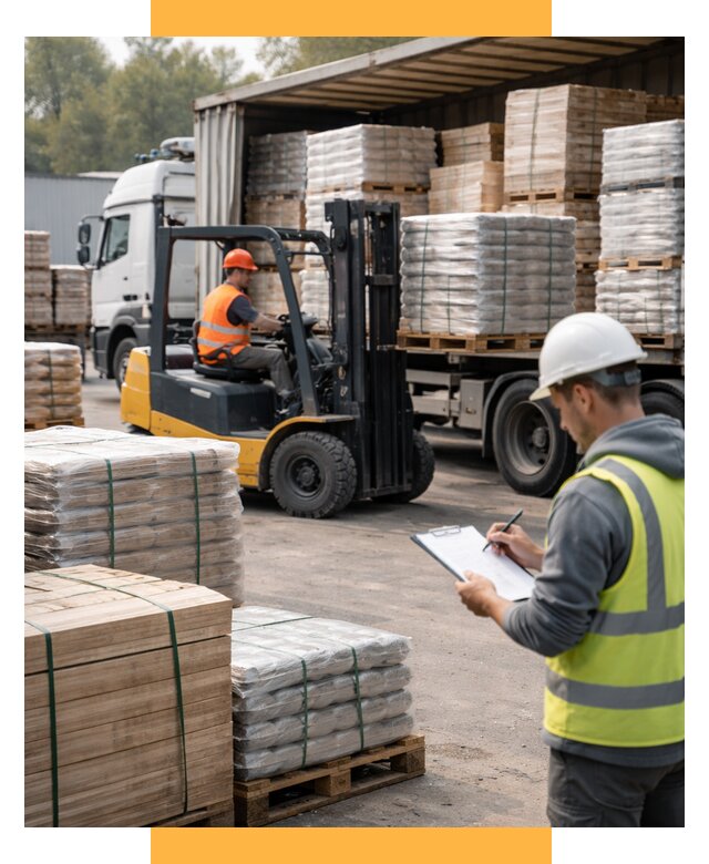 Перевозка строительных материалов от 5702 р. | СетСервис-Хмк