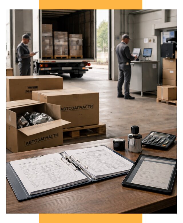 Таможенное оформление автозапчастей под ключ от 8812 р., СетСервис-Хмк