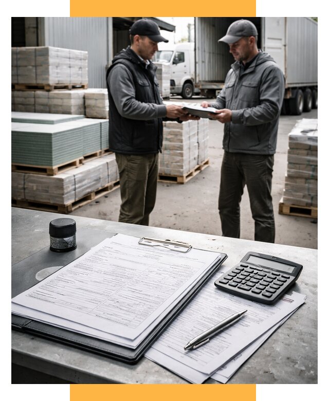Таможенное оформление стройматериалов от 8812 р. | СетСервис-Хмк