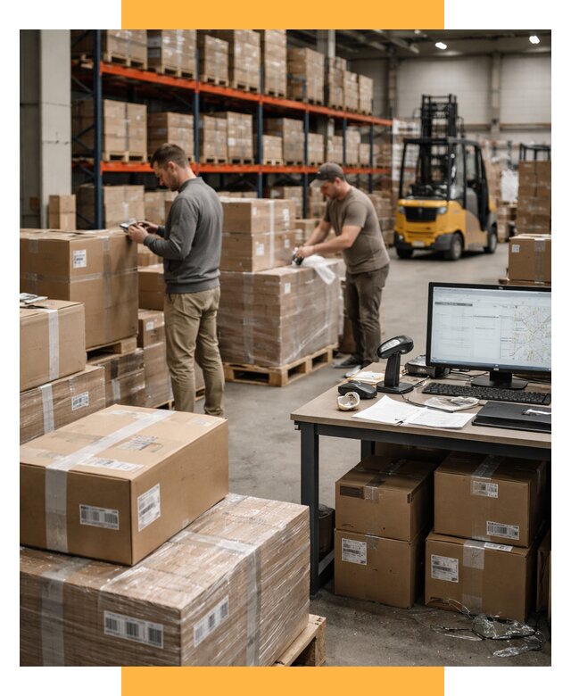 Склад консолидации в Европе от 6739 р., услуги СетСервис-Хмк