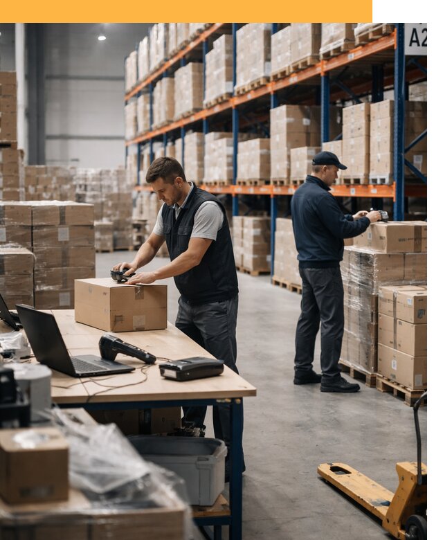 Склад консолидации в Европе: хранение, сортировка от 6739